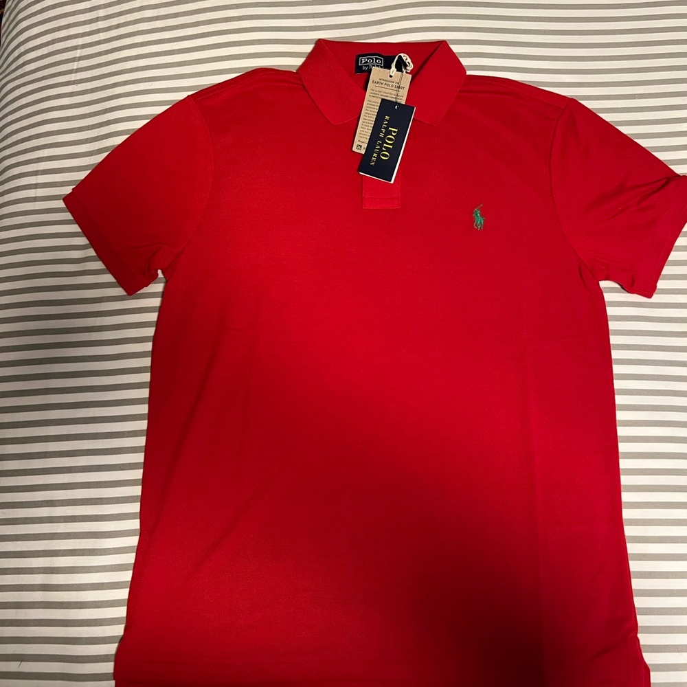 Brand New - POLO RALPH LAUREN - Med- WITH TAGS - EARTH POLO SLIM FIT - R…